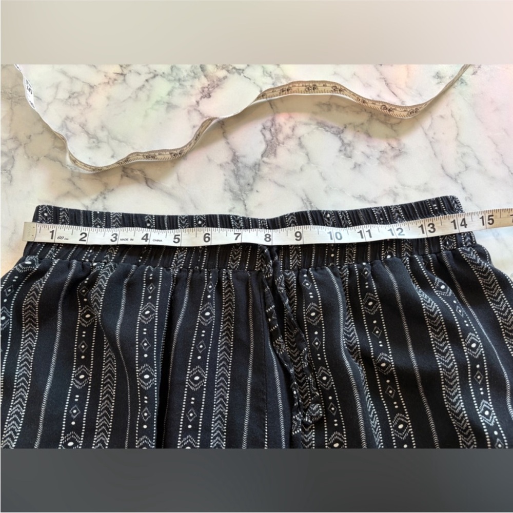 NWT Lotus and Luna Flowy Boho Wide Leg Drawstring Pants, Large - Akha Tribal - Picture 10 of 11